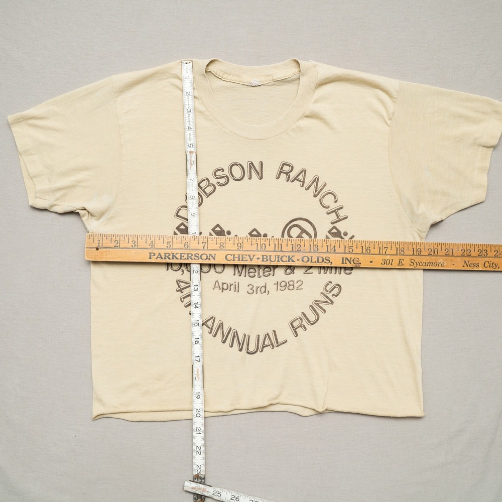Vintage 80s Dobson Ranch 4th Annual Runs 1982 Continental Welcome Home T Shirt - Picture 3 of 6